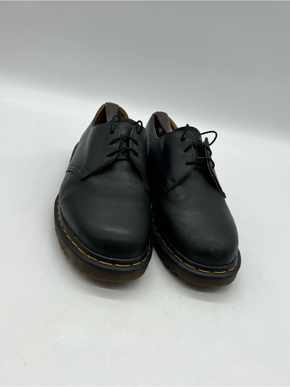 Vtg Dr. Martens 1461 Men UK 10 US 11 Black Leather Oxford Shoes Made in England